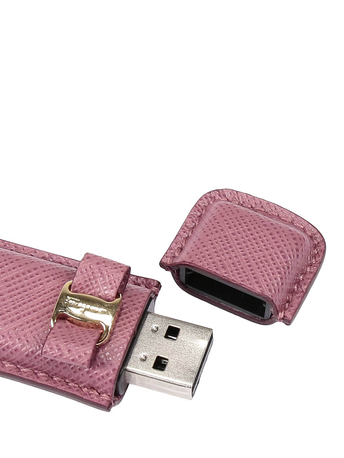 Key holders Salvatore Ferragamo - 16 GB USB Saffiano key holder -  61475022B948