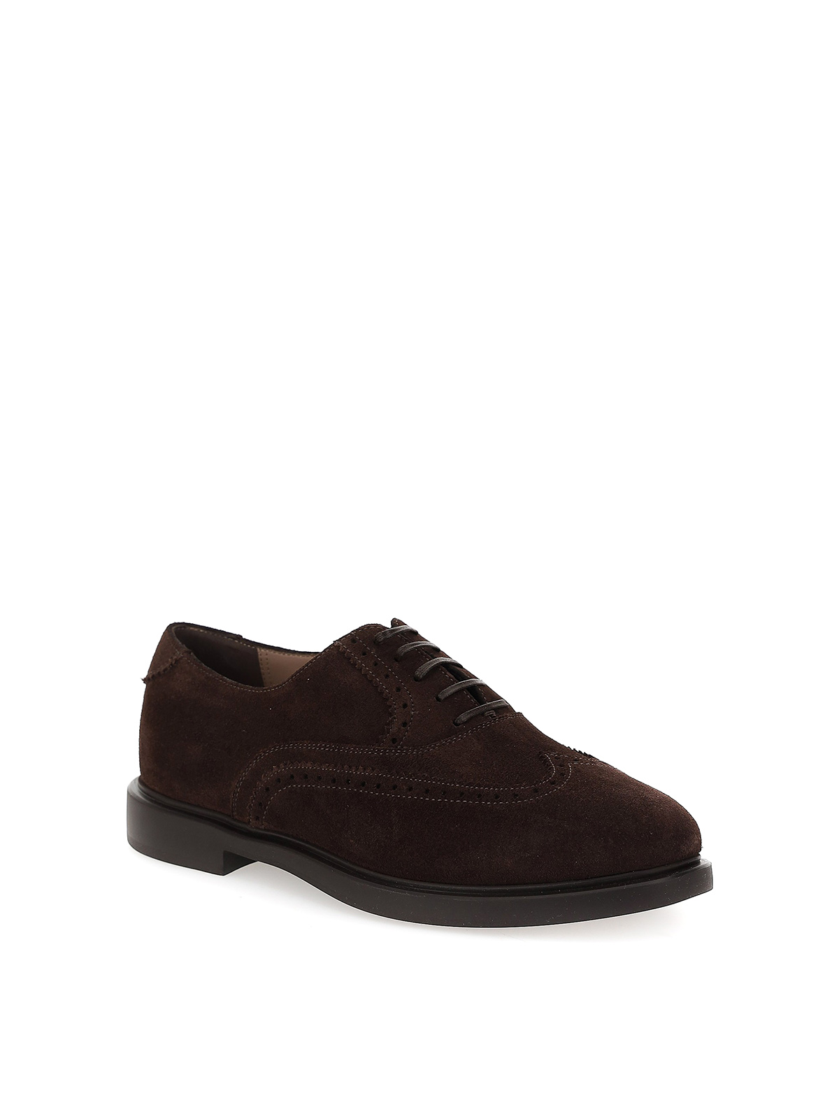 Salvador Ferragamo suede Casual lace ups Lace ups Salvatore Ferragamo Brown size 7 US in Suede - 33297682 main image 4