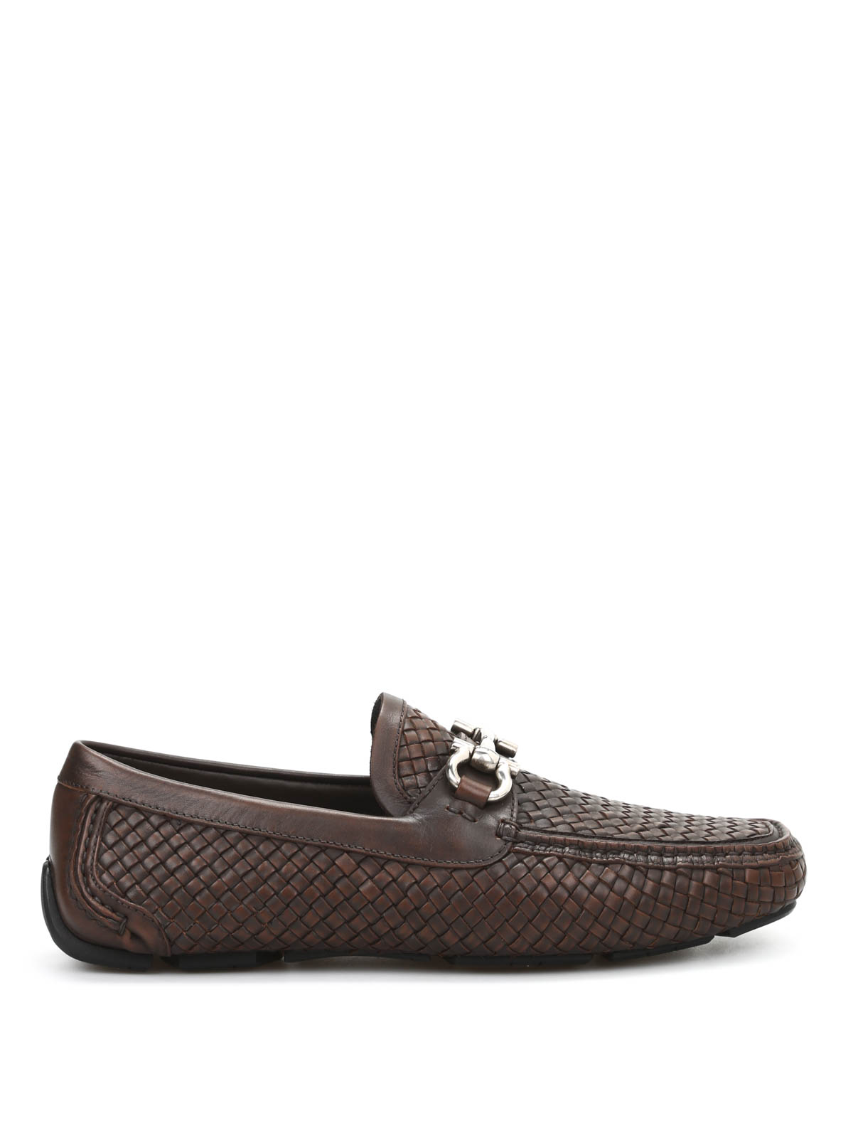 Ferragamo Parigi woven loafers - Brown - Men|632952 | thebs.com