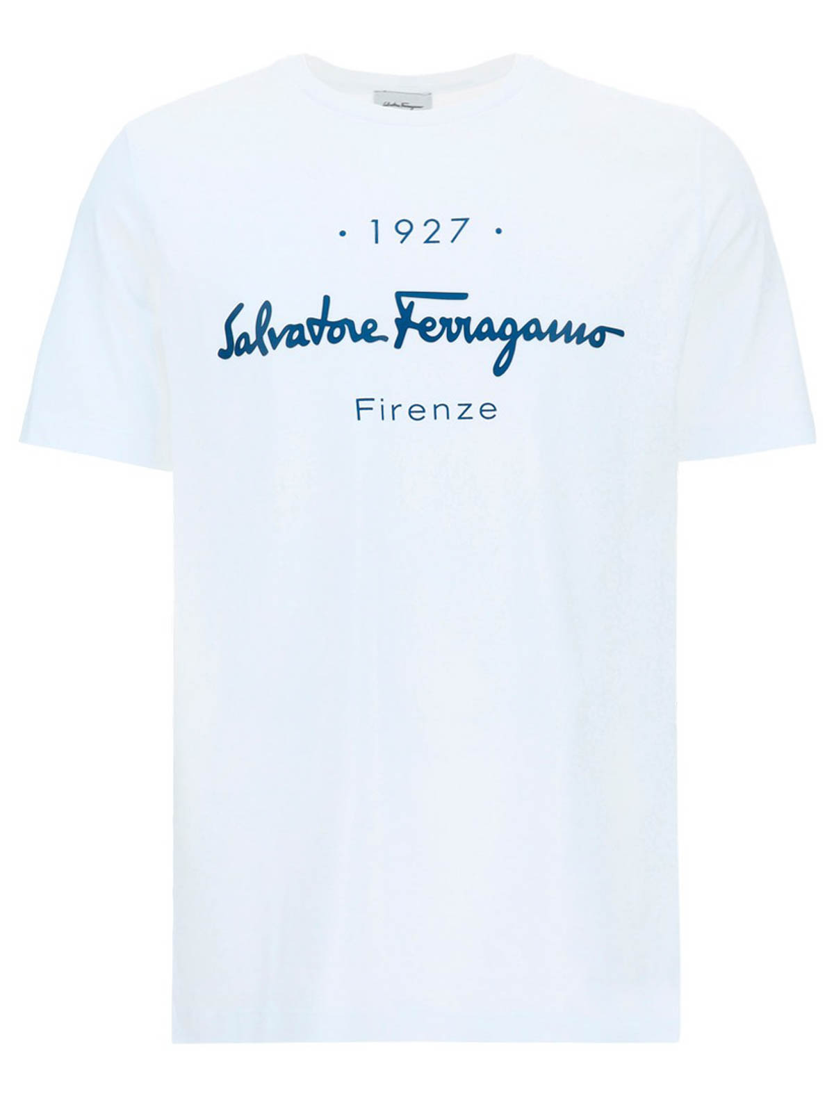 Ferragamo Logo lettering T-shirt White Men 734898
