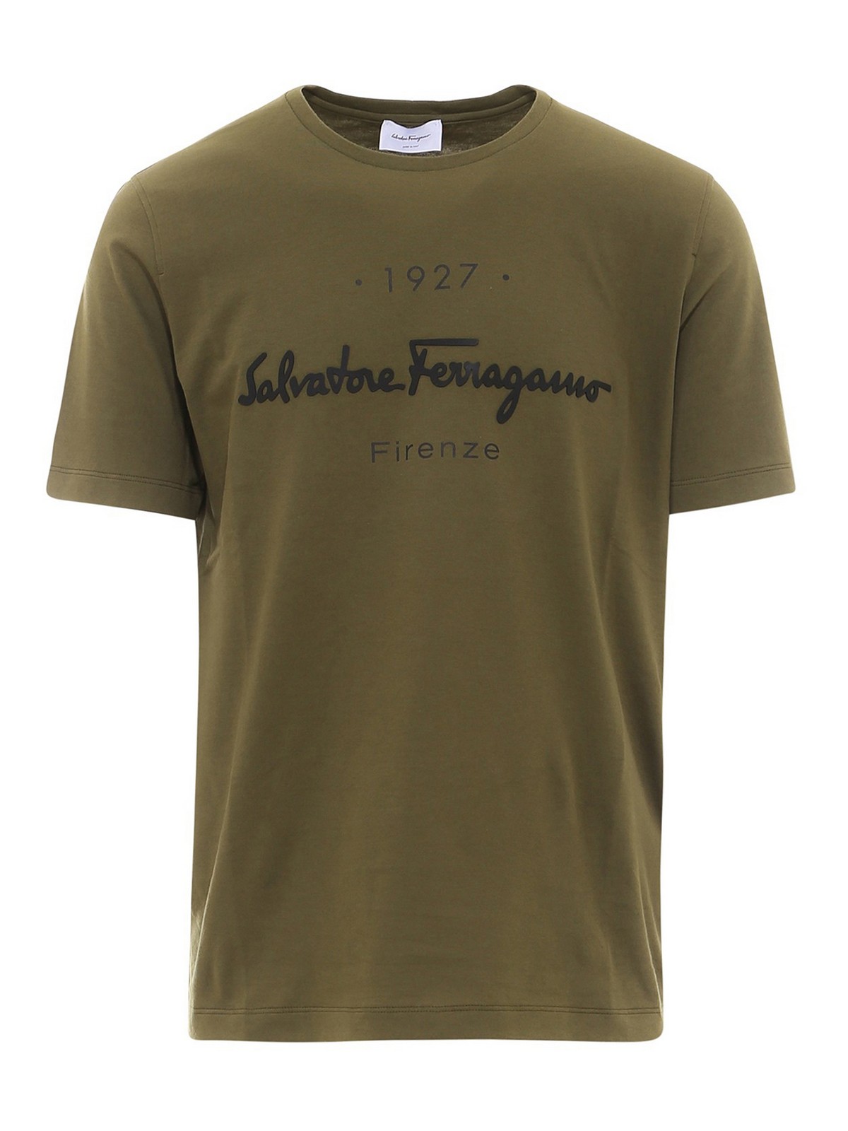 Printed Tshirts Salvatore Ferragamo Mens Shirts Ferragamo Logo