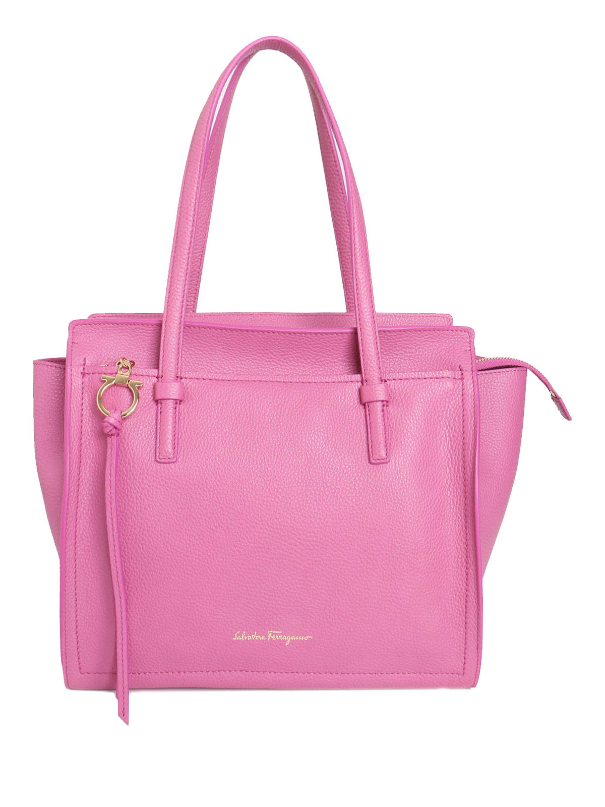 Salvatore ferragamo large online amy tote