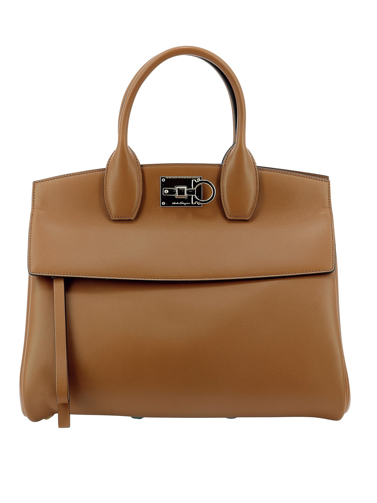 Ferragamo studio bag online almond