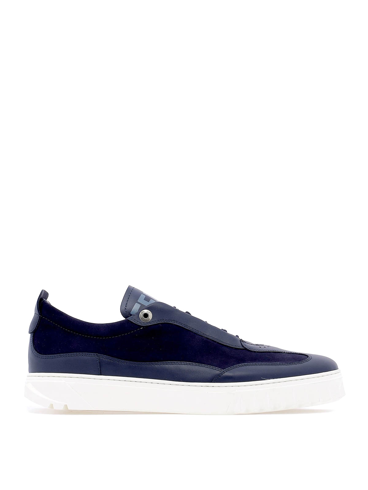 Ferragamo Blue leather low top Ferragamo sneakers - Blue|709254