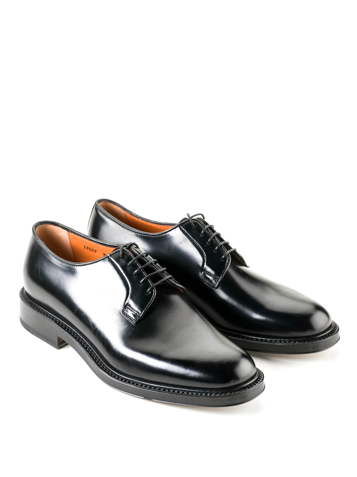 SANTONI Polished Leather Derby Shoes Santoni Derby - Pre-owned - Leffot main image 4