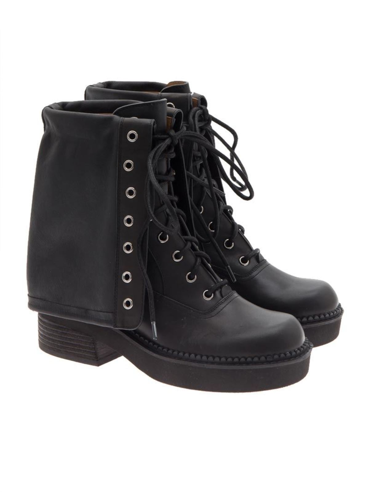 Shop See By Chloé Leather Boots In Negro