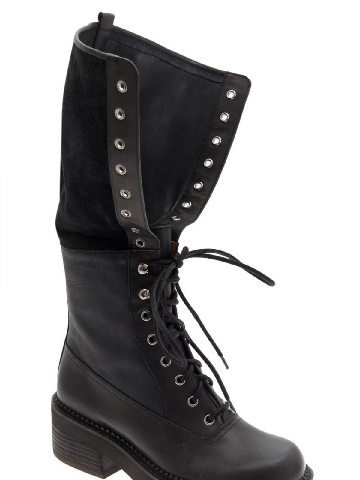 Shop See By Chloé Leather Boots In Negro