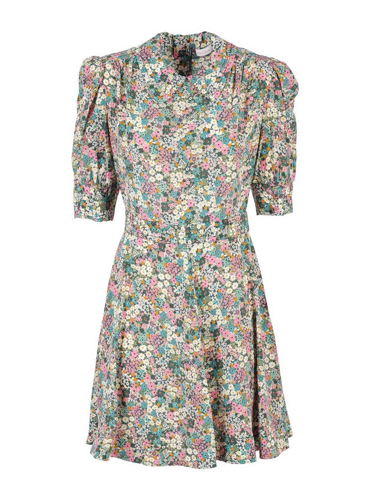 See by Chlo Floral patterned mini dress|CHS21SRO050279CA