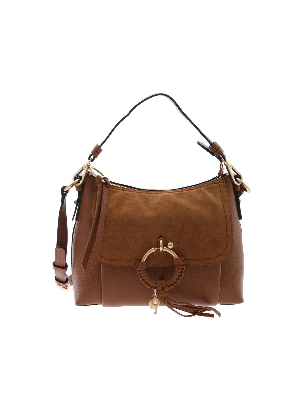 See By Chloé Joan Small Shoulder Bag In Caramel Brown In Marrón