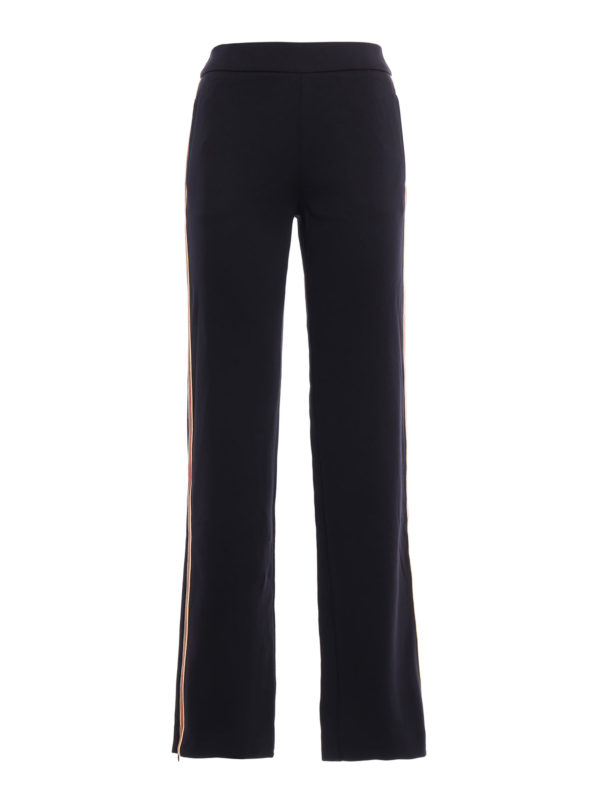 See by Chloé Side striped jersey pants - Black