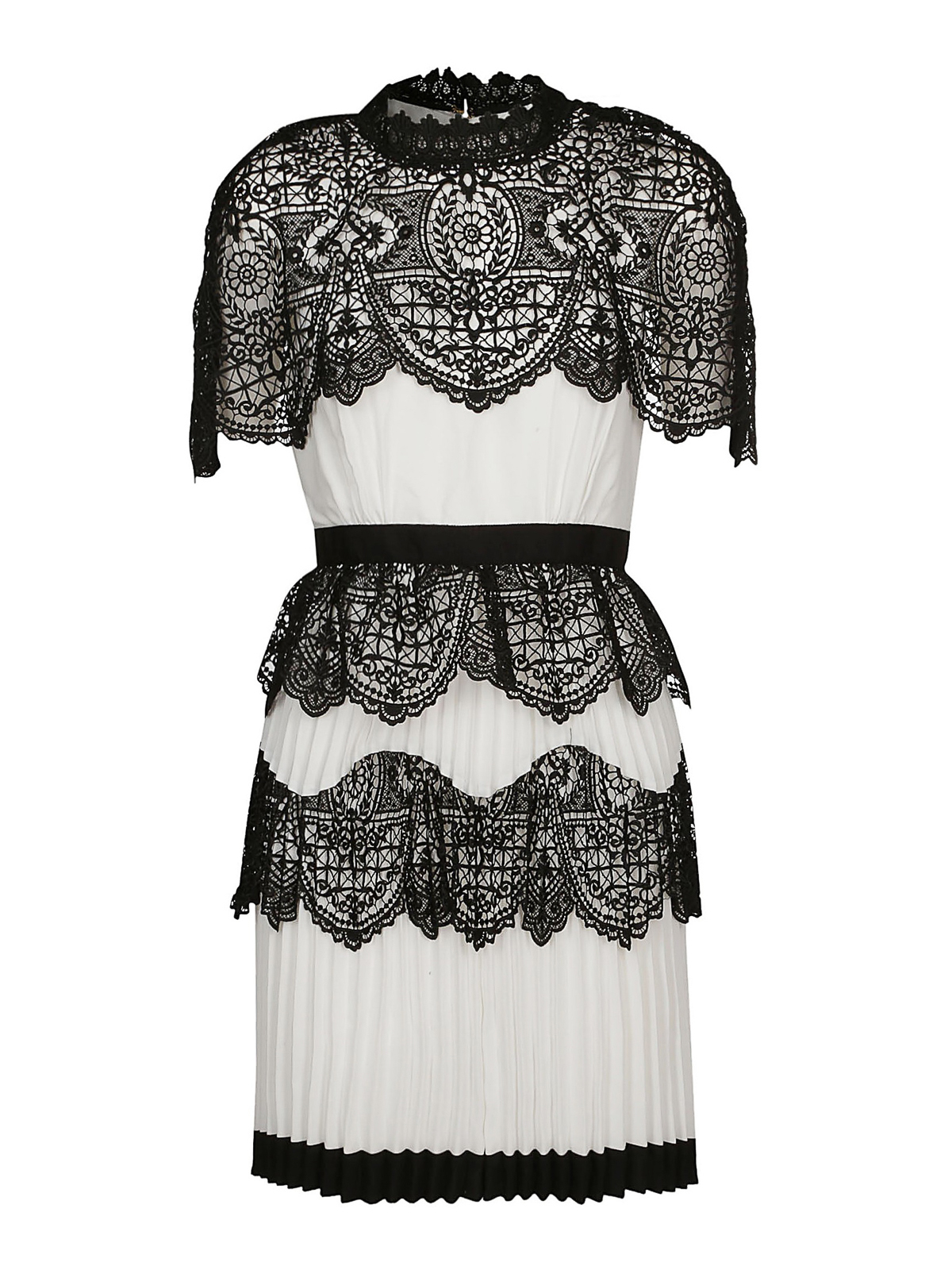 Fashion Dresses Self Portrait Floral Vine Cape Mini Dress Self