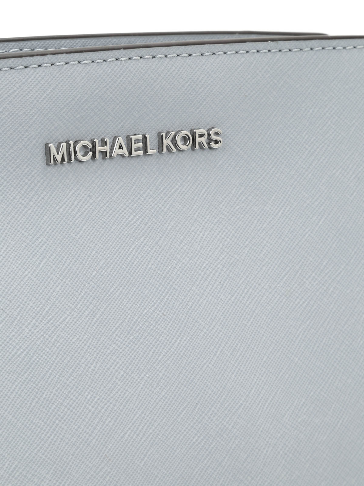 Michael Kors Selma Medium Messenger Pale Blue Cross Body Bag