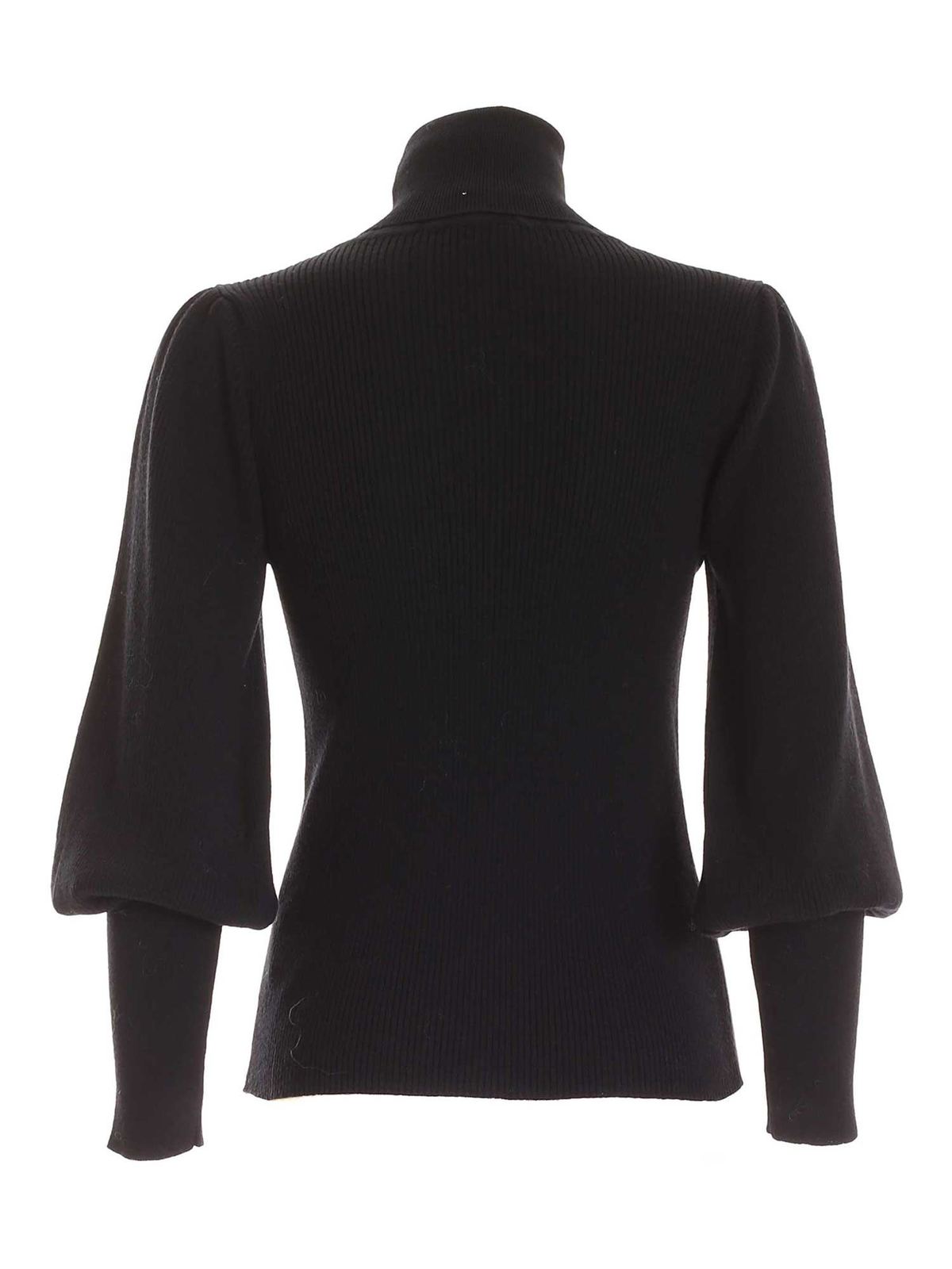 Turtlenecks & Polo necks Semicouture - Scarlet turtleneck in black ...