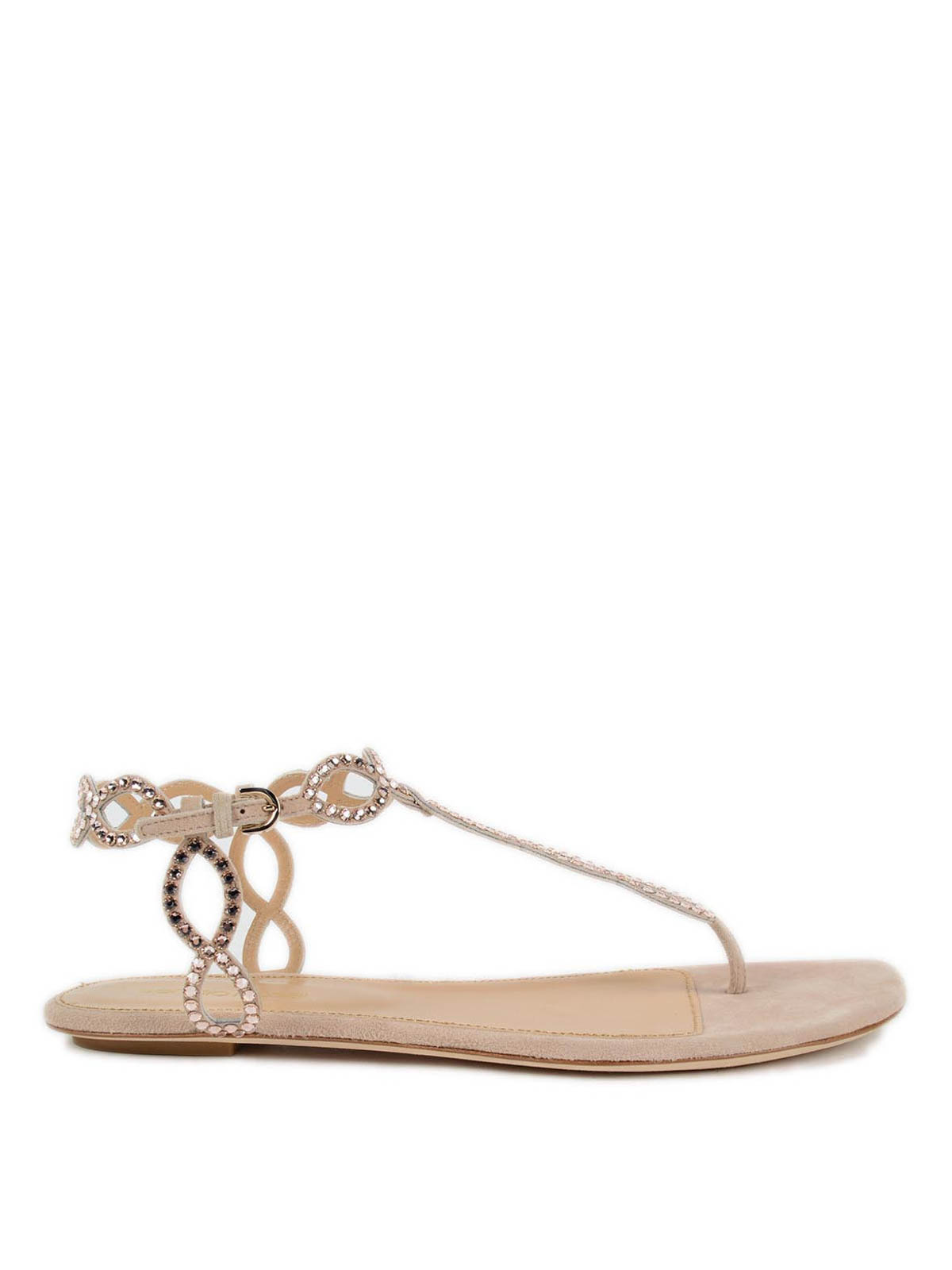 サンダル・ミュール Sergio Rossi Mermaid Sandal Flat  Tan 10mm Sergio Rossi Mermaid Sandal Flat Royal Tan 10mm サンダル