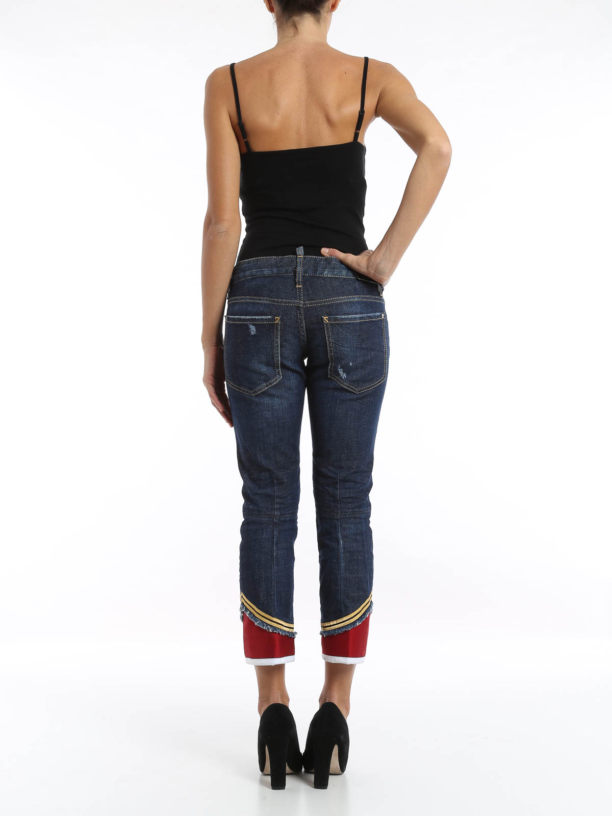 Dsquared2 Sexy Cropped boot cut jeans - Women | S73LA0137S30144470