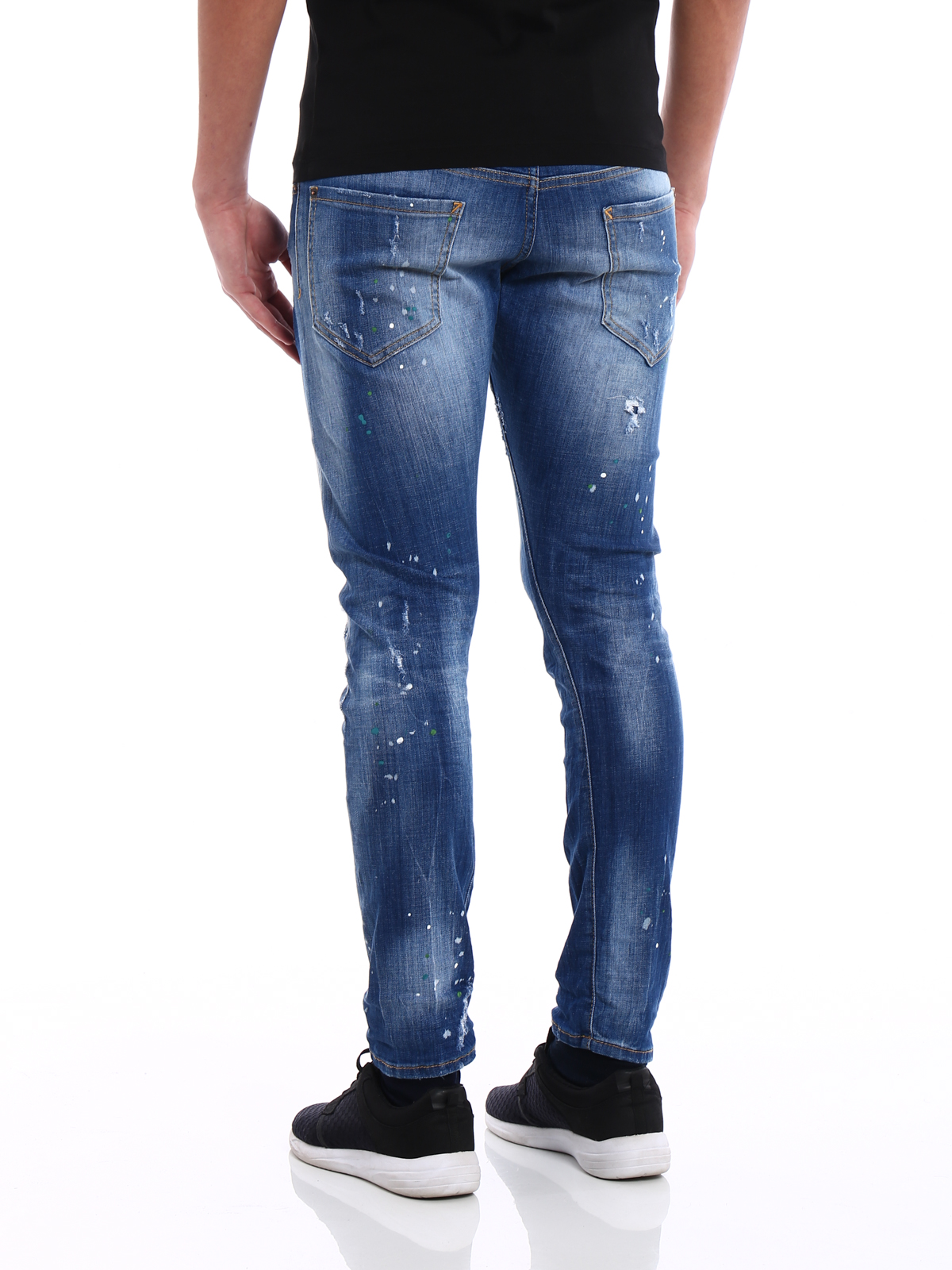 Skinny jeans Dsquared2 - Sexy Twist light wash jeans