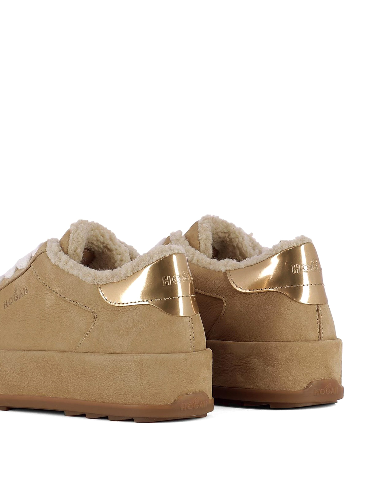 Hogan hotsell shearling sneakers