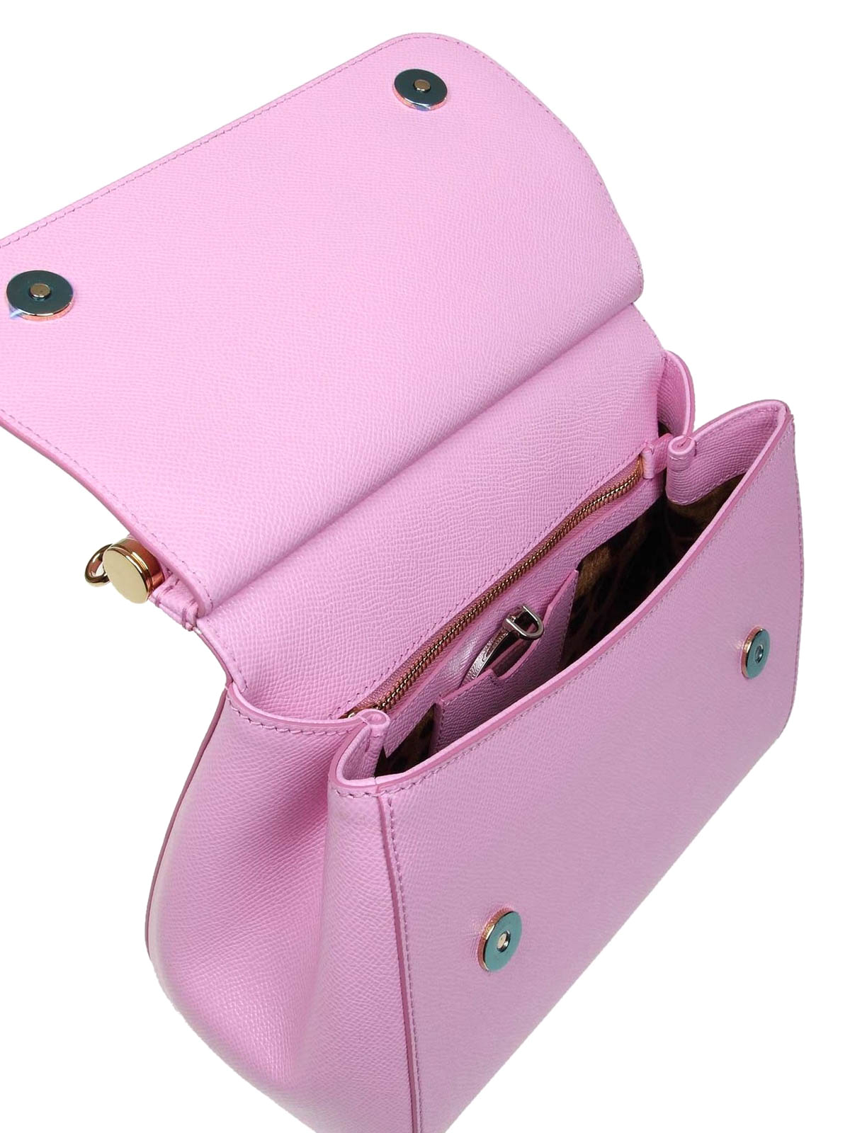 Dolce & Gabbana Pink Leather Medium Miss Sicily Bag Dolce & Gabbana
