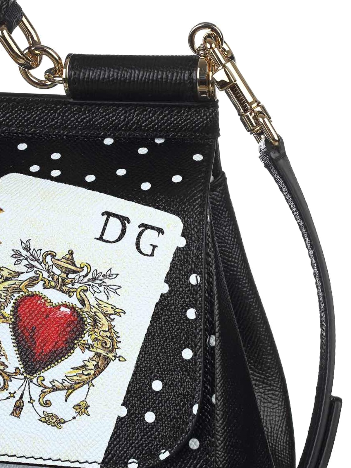 Dolce & Gabbana Mediu,M Sicily Bag In Dauphine Leather