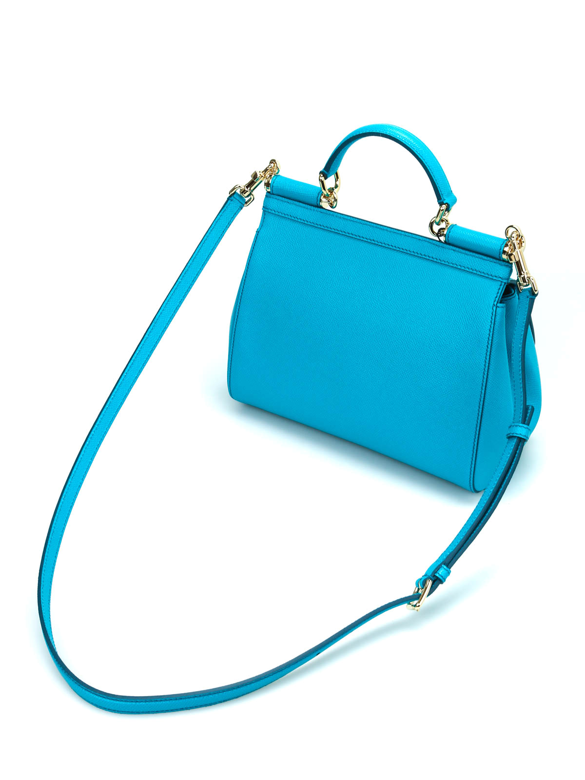 Dolce & Gabbana Mini Sicily Crystal-embellished Bag - Blue
