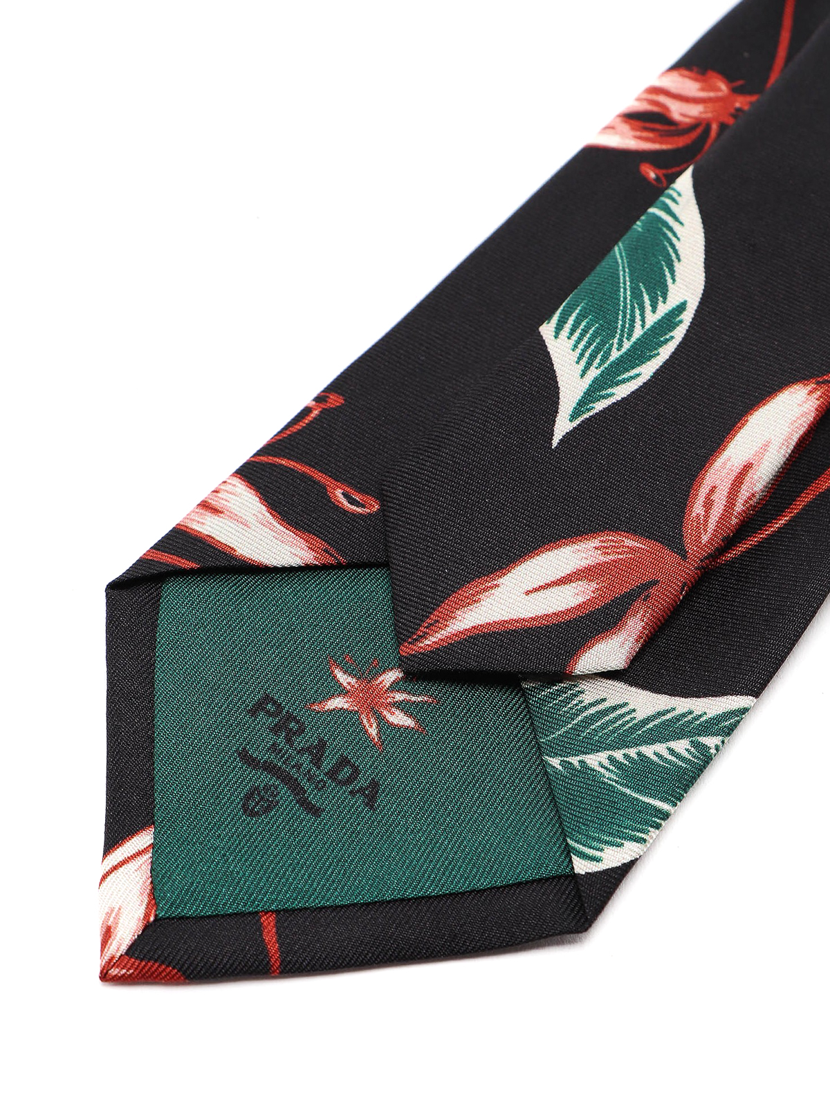 prada silk tie