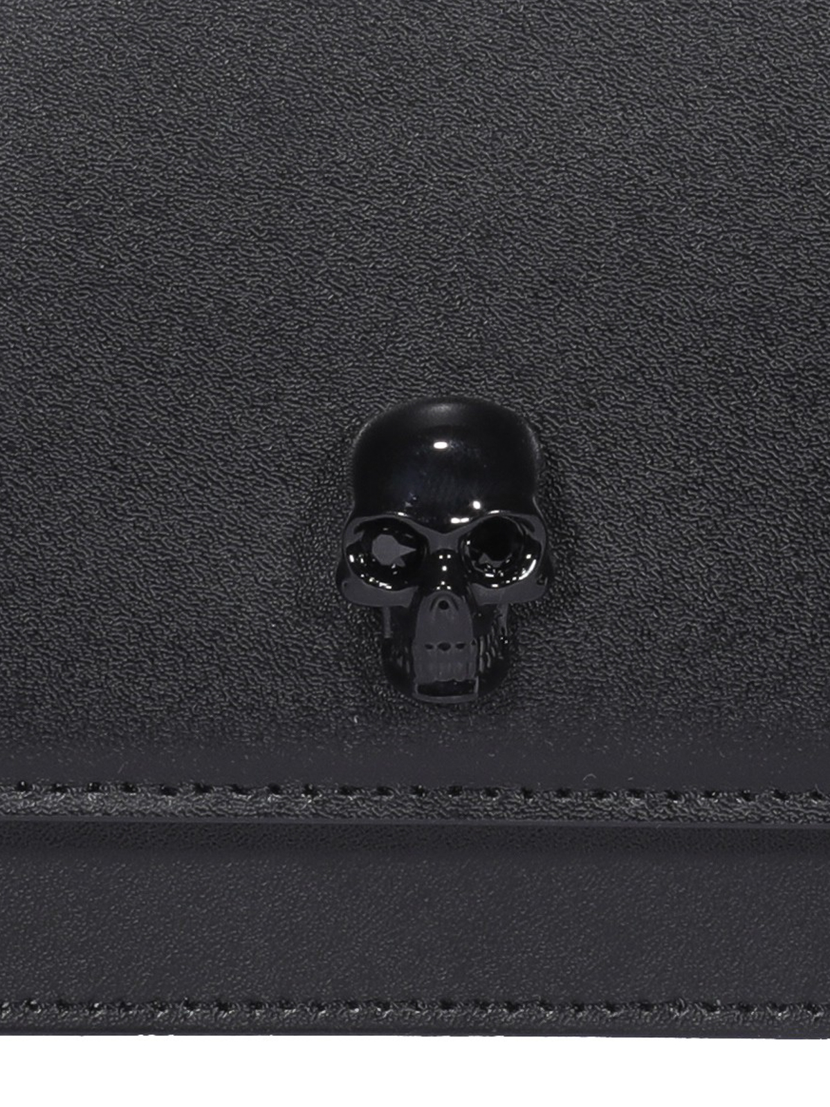 Shop Alexander Mcqueen Skull Mini Bag In Black