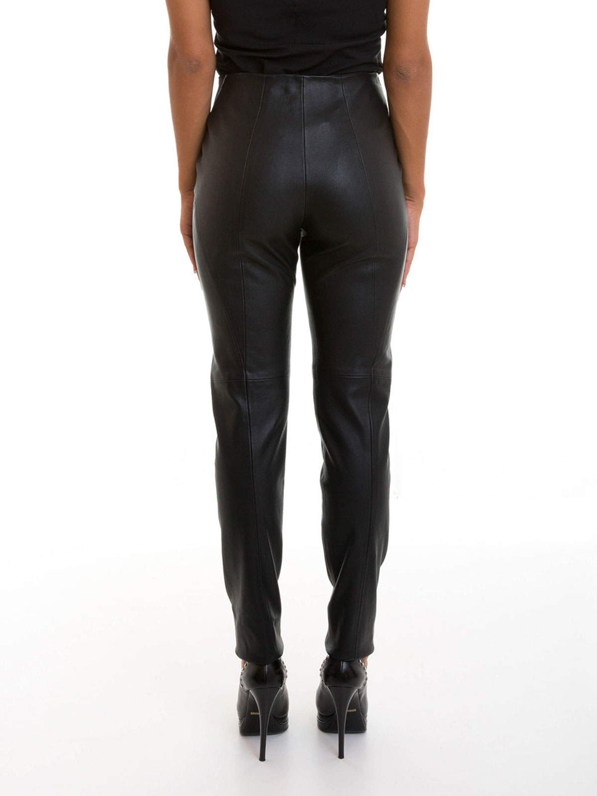 Armani Exchange Zipper Leather Pants for Women  Mercari