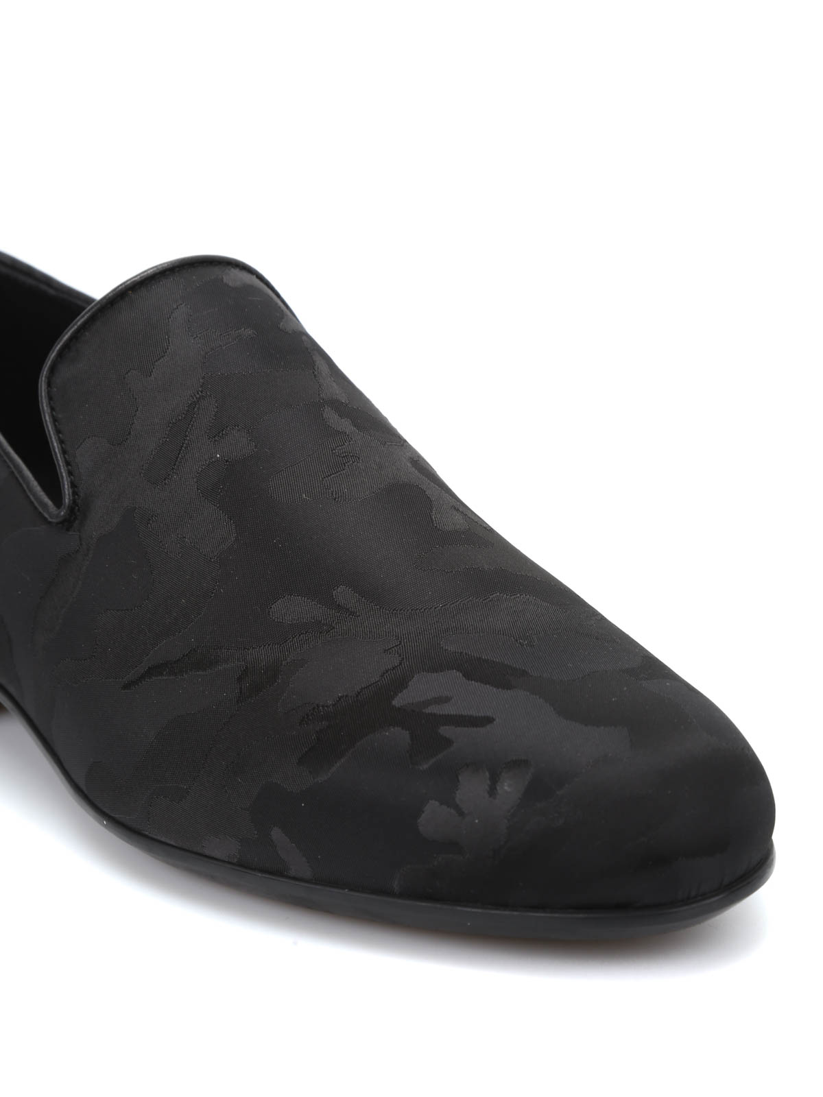 Jimmy Choo Sloane camouflage nylon slippers|SLOANEHCYBLACK display picture 2