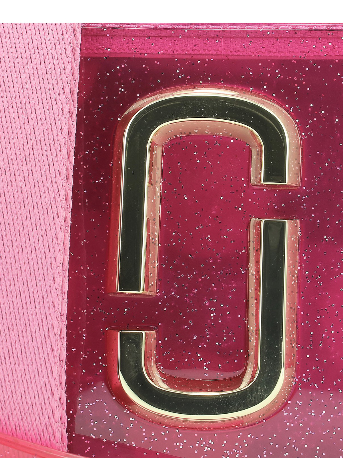 Marc Jacobs Pink Glitter Snapshot Bag - ShopStyle