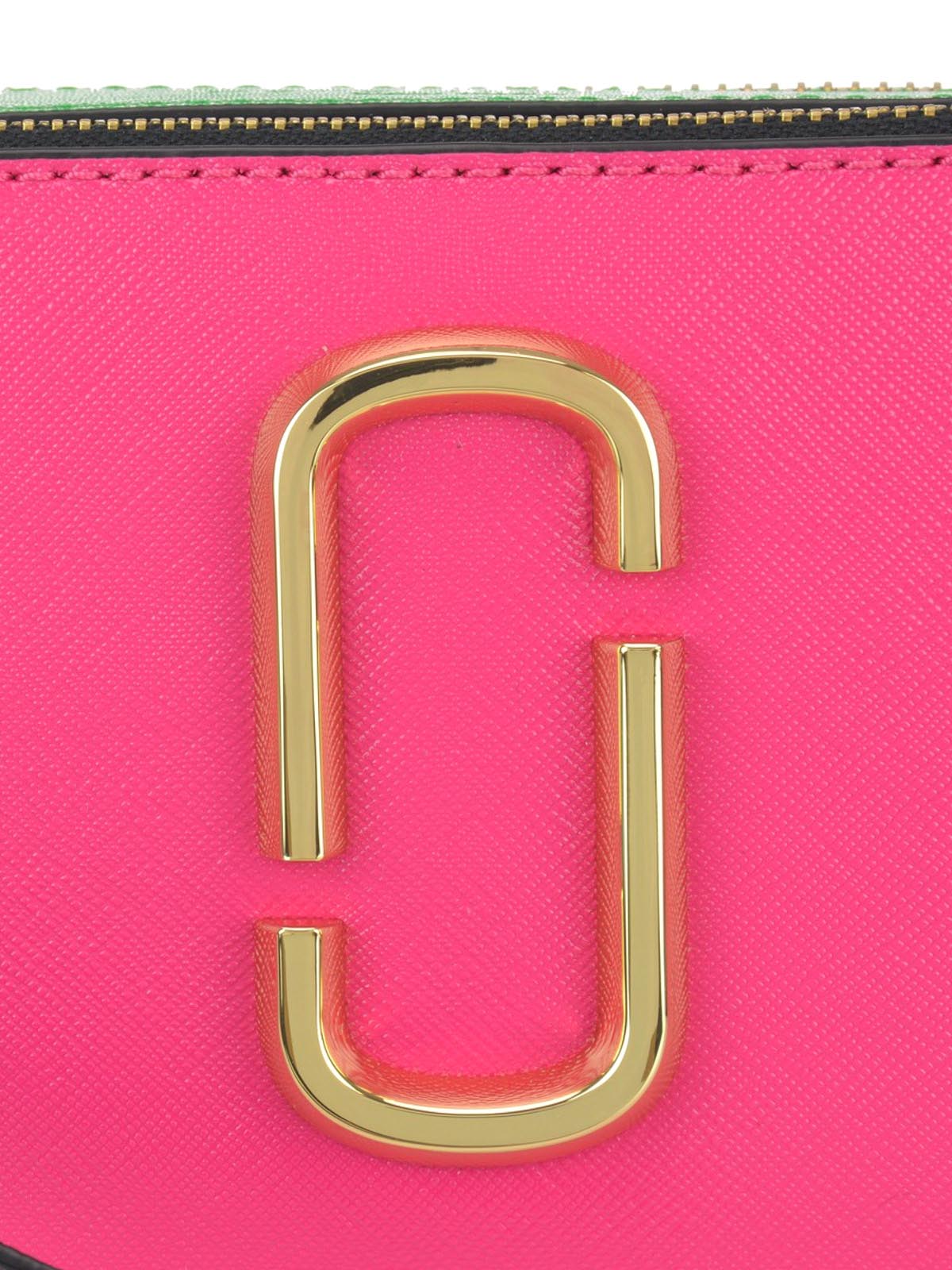 Snapshot of Marc Jacobs - Pink and beige rectangular leather bag