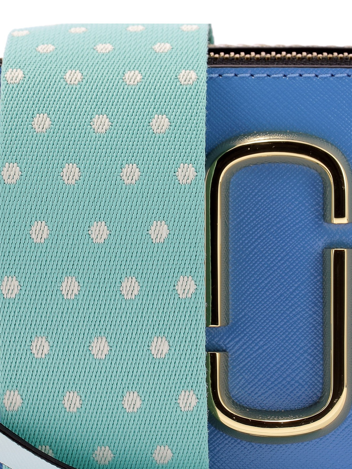 The Snapshot of Marc Jacobs - Blue printed leather rectangular bag