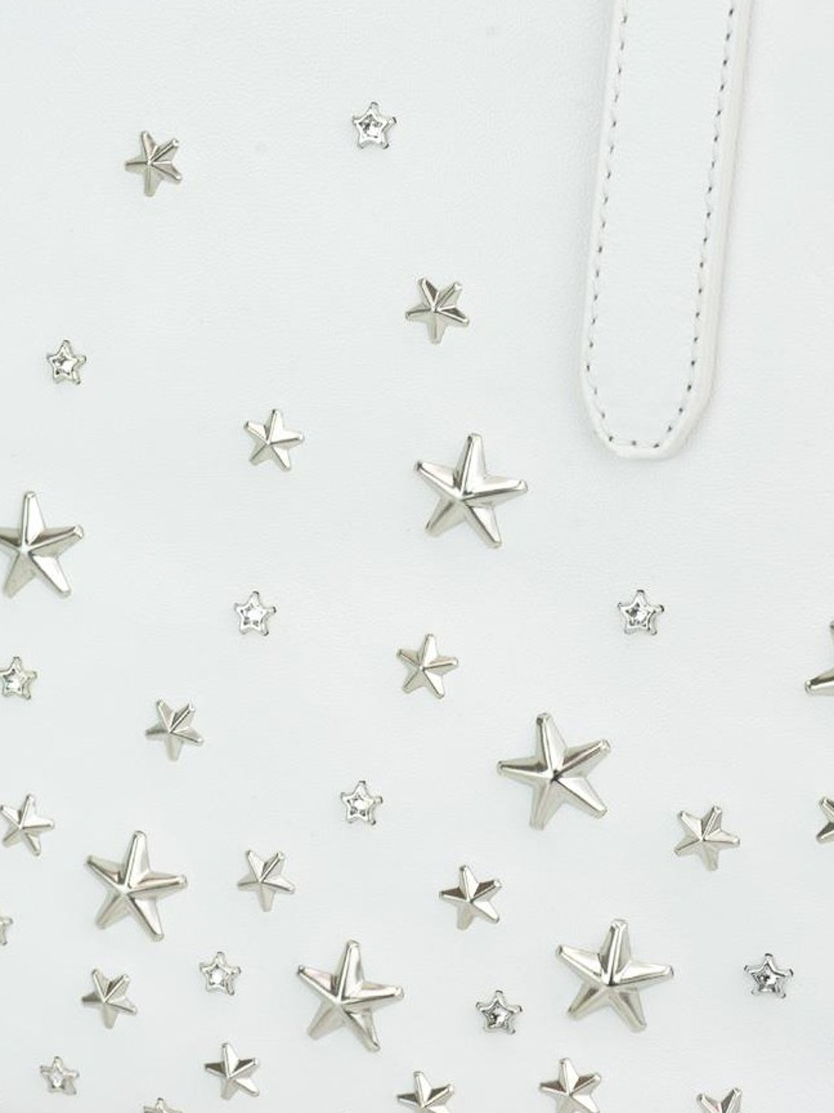 Jimmy Choo Sofia S crystal white tote - White | SOFIASTLACHALK