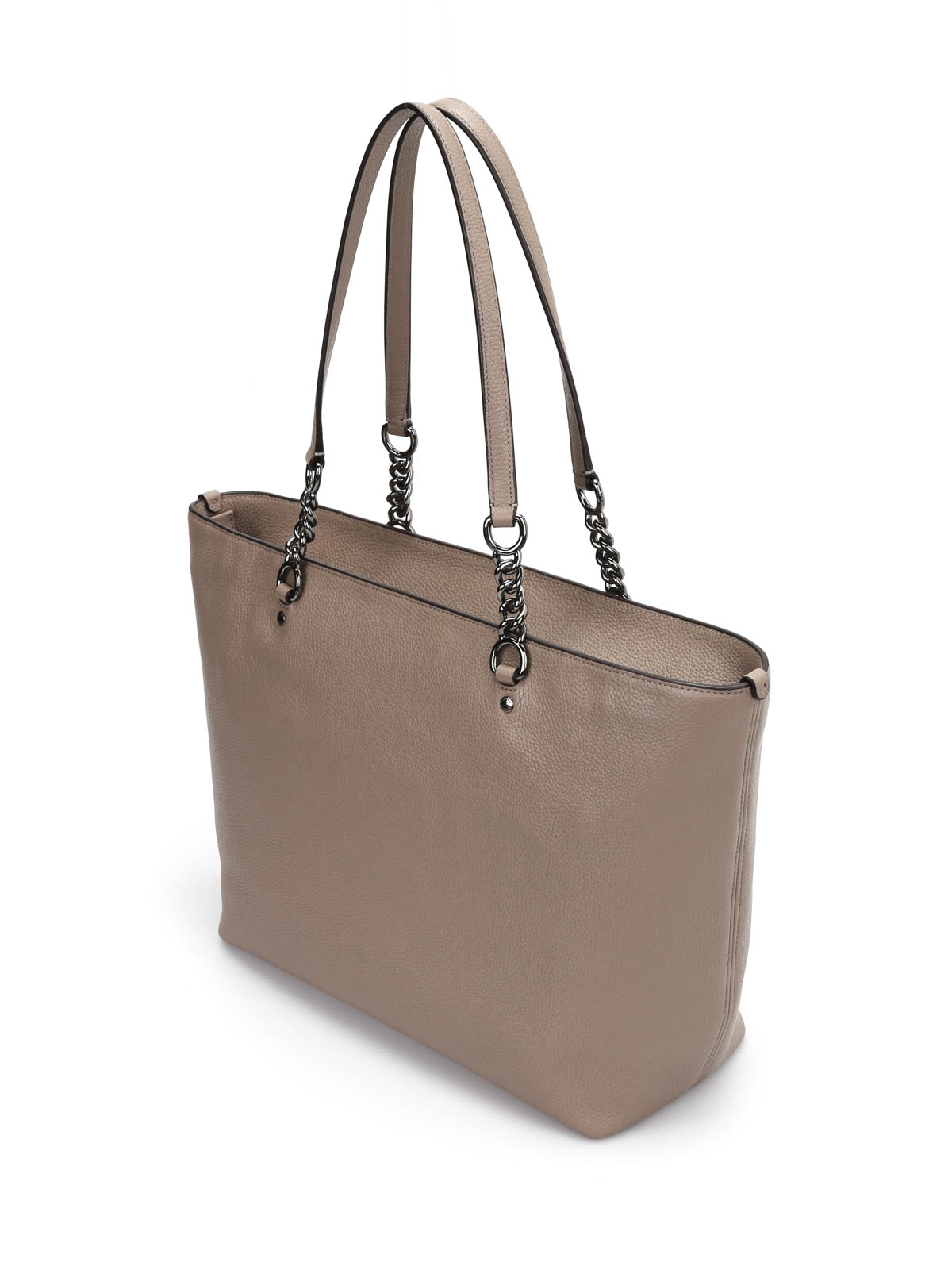 COACH Sophia Tote In Pebble Leather in Metallic