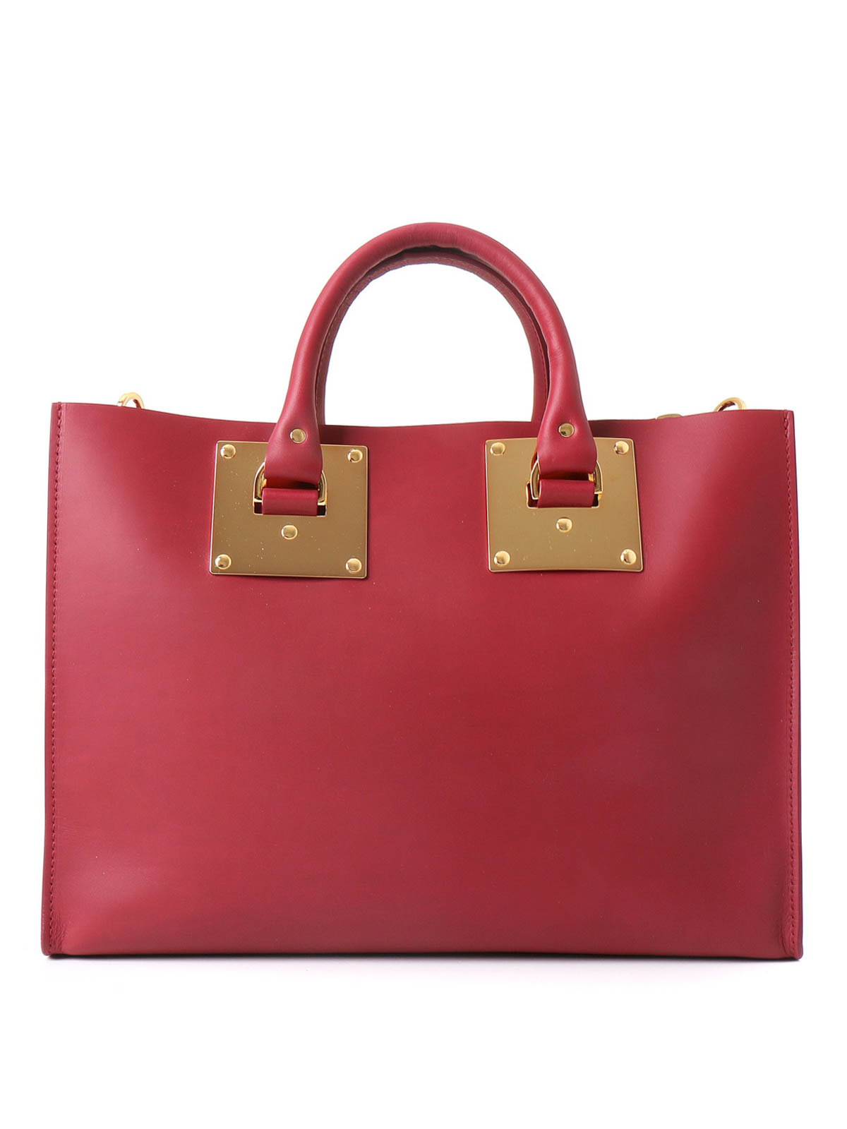 Sho Sophie Hulme アルビオン Sophie Hulme Square Albion Bag | Brown | Designer | Handbag Outlet