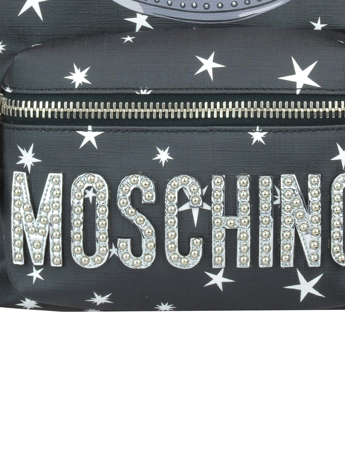 Moschino Space Teddy Bear black small backpack|764182101555 display picture 1