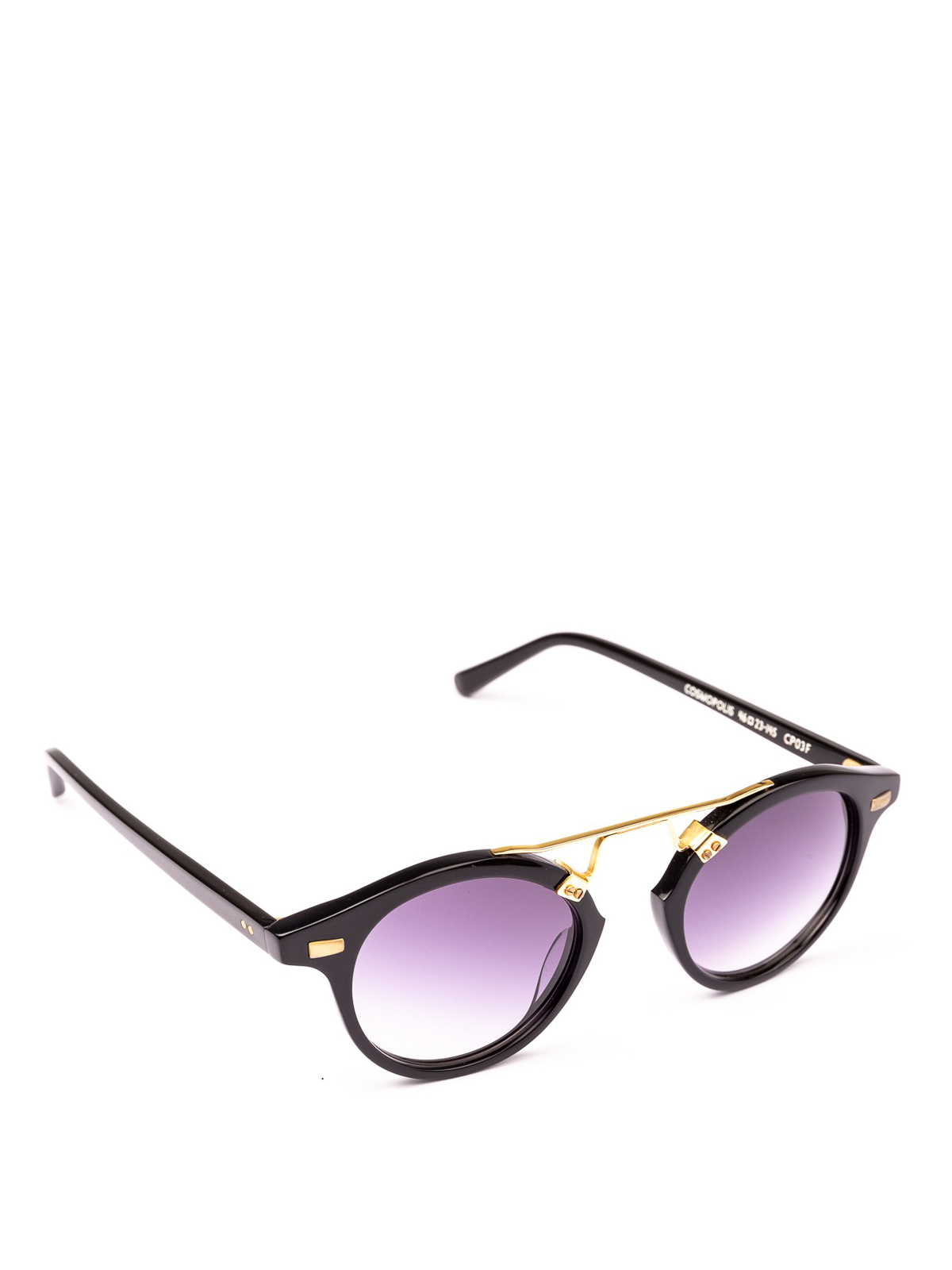 Sunglasses - Cosmopolis gradient lens black sunglasses - COSMOPOLISCP03F