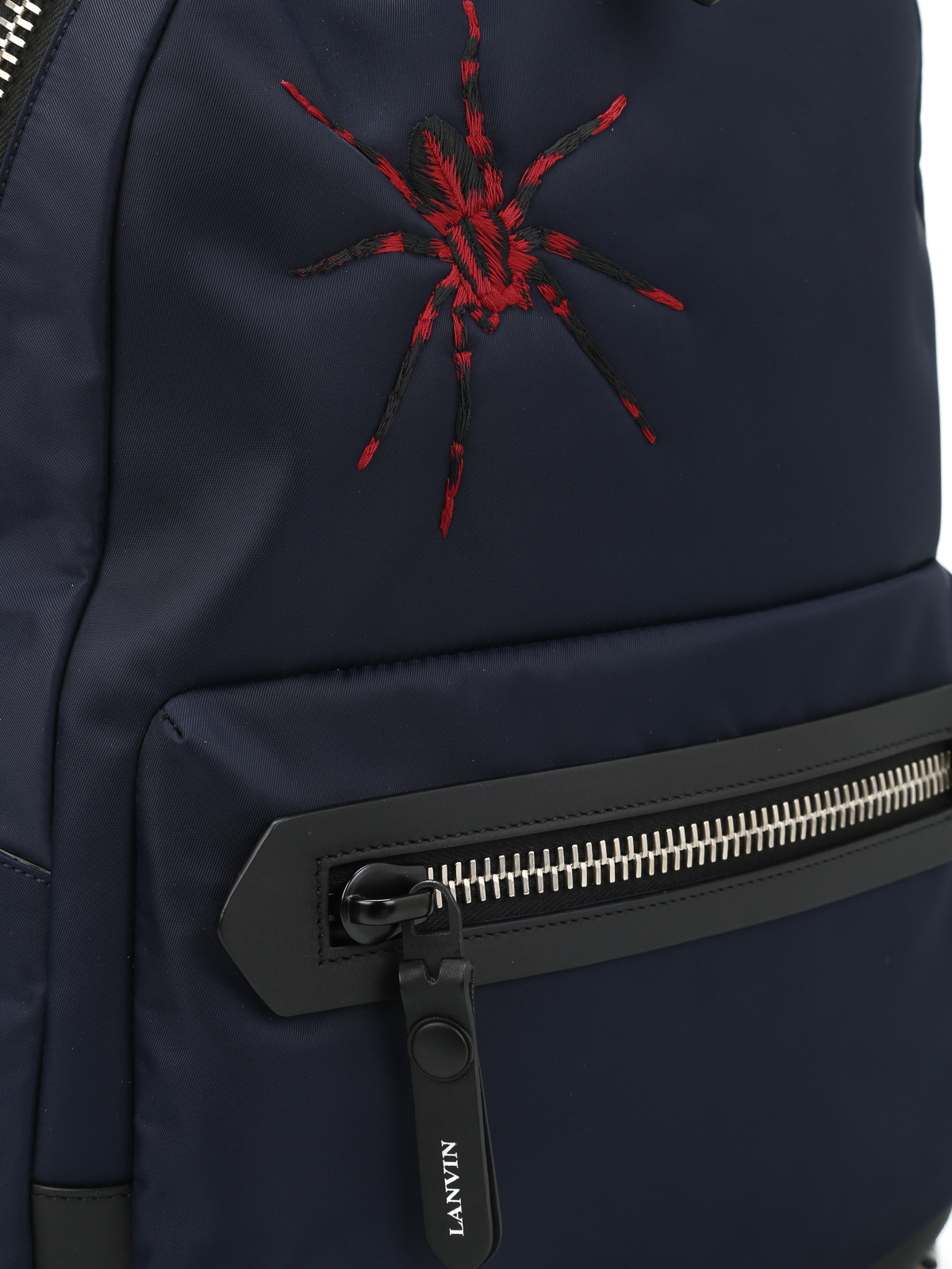 Nylon Patterned Backpack Lanvin Lanvin Exclusive print nylon backpack - Black|LMBGESEPSLOD10 main image 3