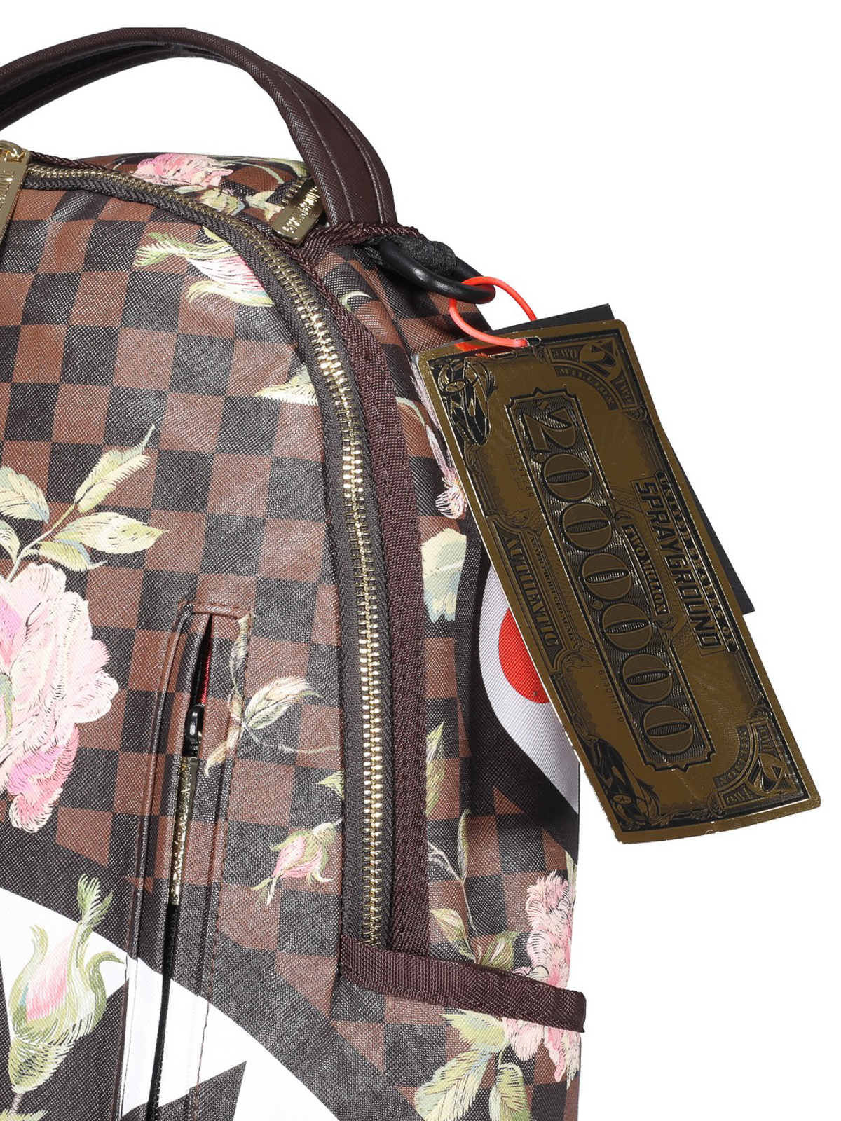 SPRAYGROUND: backpack in vegan leather with patch - Black