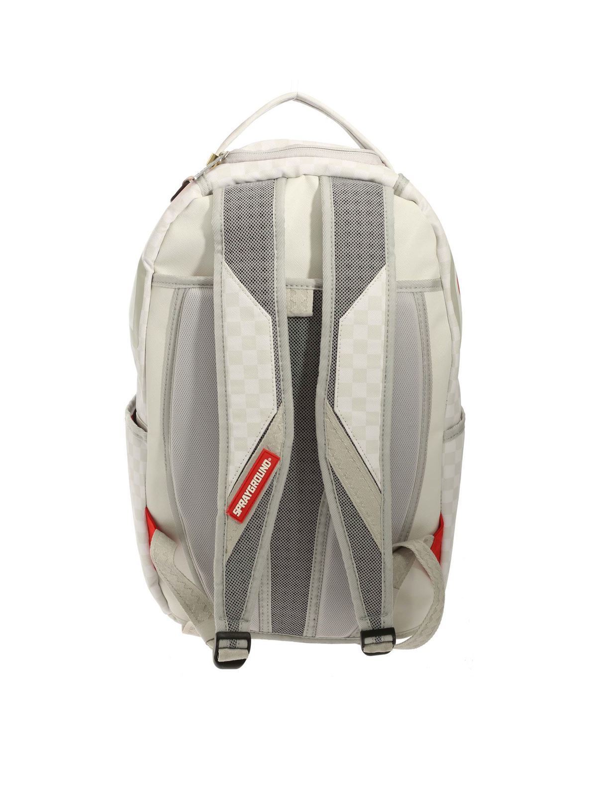 Backpacks Sprayground - Shark In Paris backpack in white - 910B2947NSZ