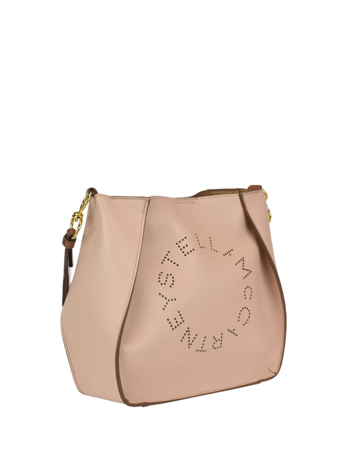 STELLA MCCARTNEY: bag in synthetic leather with perforated logo