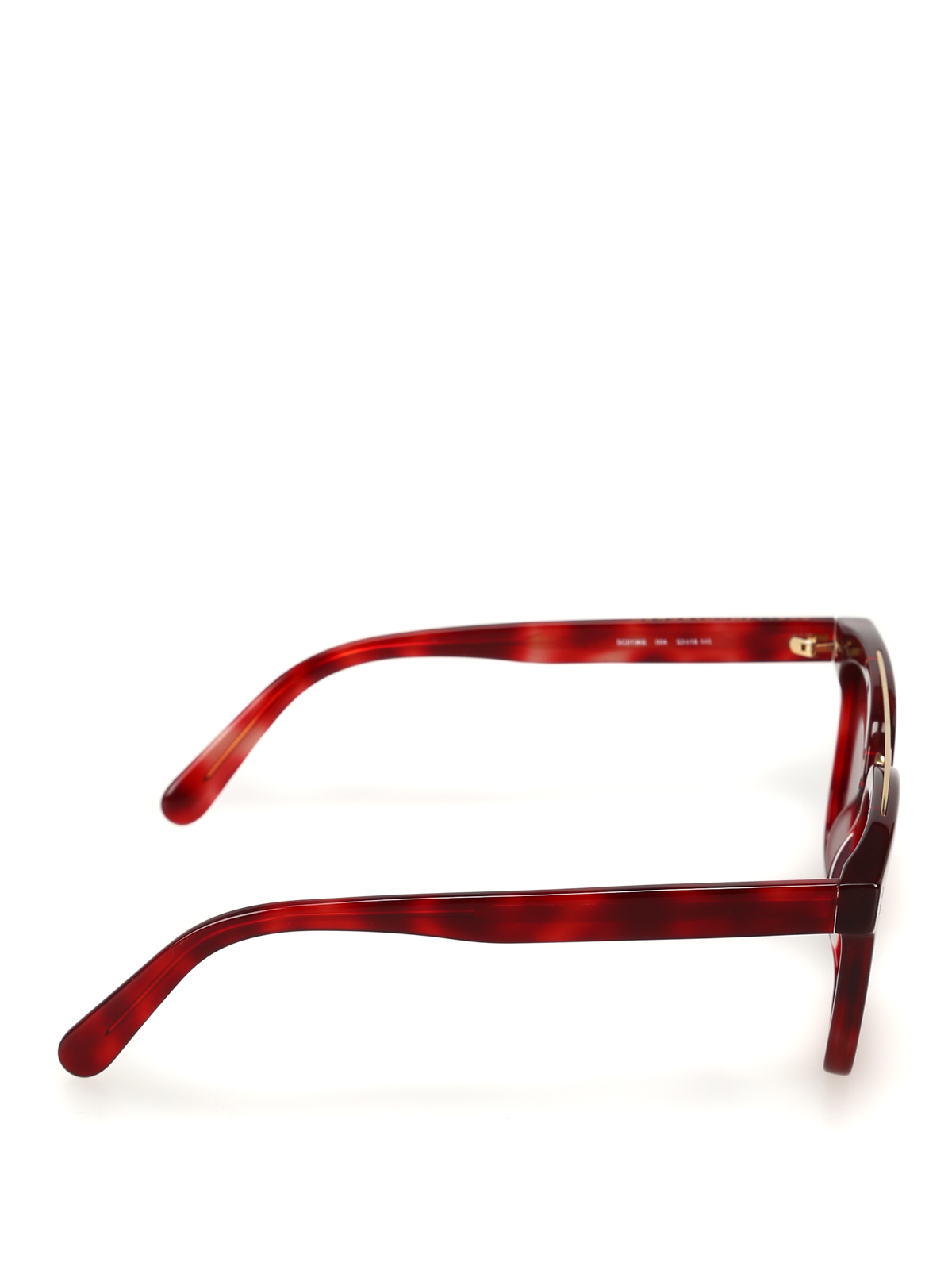 Stella Mccartney Burgundy squared sunglasses - Burgundy|SC0136S4