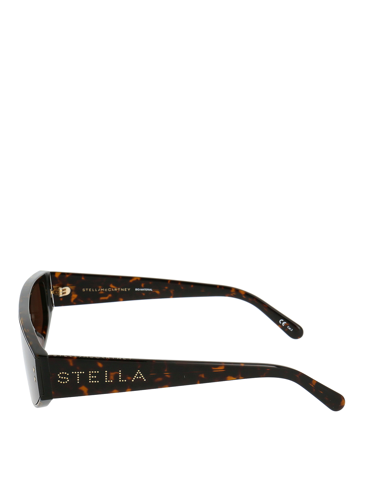 Læring cirkulære controller Sunglasses Stella Mccartney - Havana bio-material sunglasses - SC0238S002