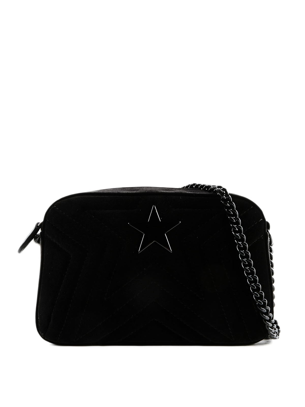 Shoulder Bags Stella Mccartney - Stella Star Black Matelassé Small 