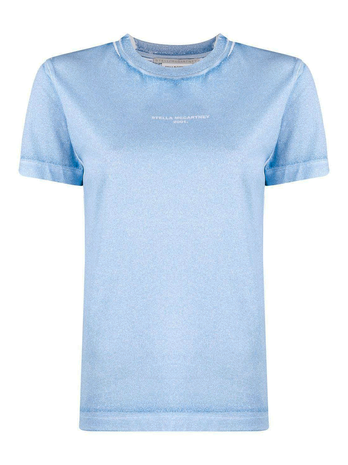 Shop Stella Mccartney Camiseta - Azul Claro In Light Blue