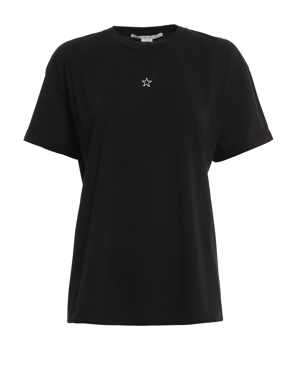 Stella Mccartney Camiseta Negra Para Mujer In Negro