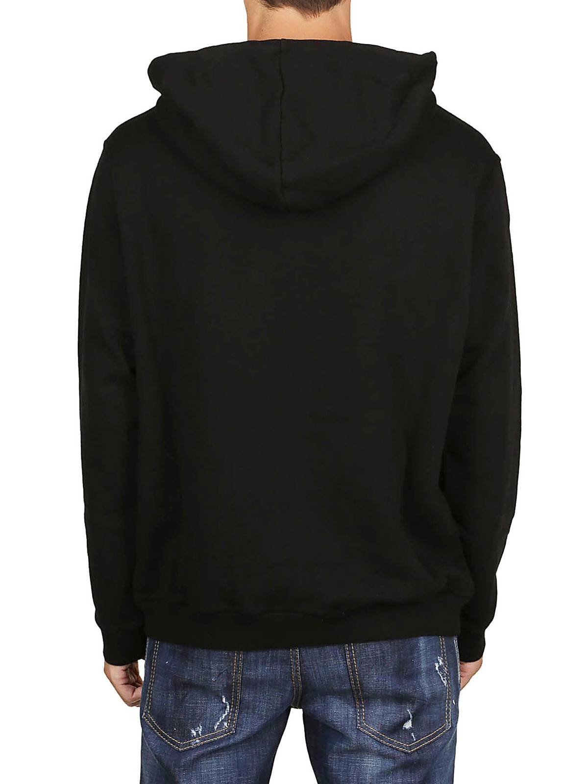 Maison Margiela Stereotype print cotton hoodie|S50GU0072S25279900 Maison Margiela Stereotype print cotton hoodie|S50GU0072S25279900