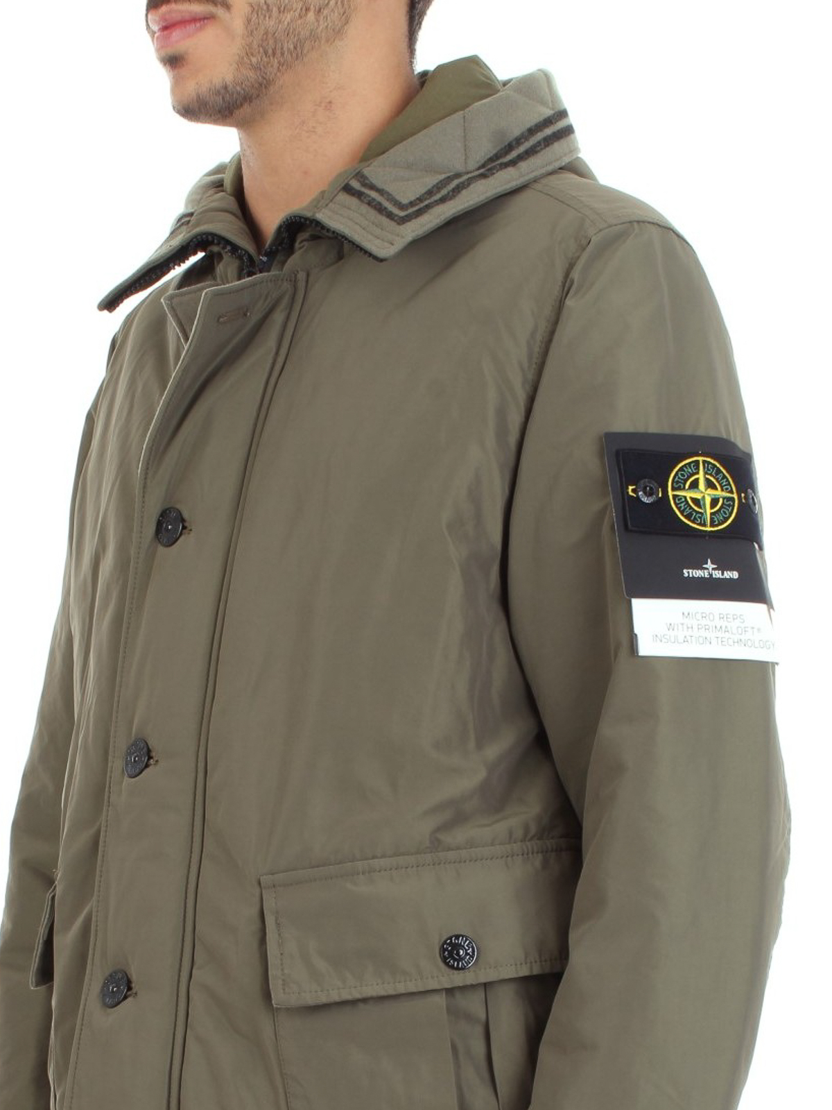 Padded jackets Stone Island - Micro Reps Primaloft® puffer jacket