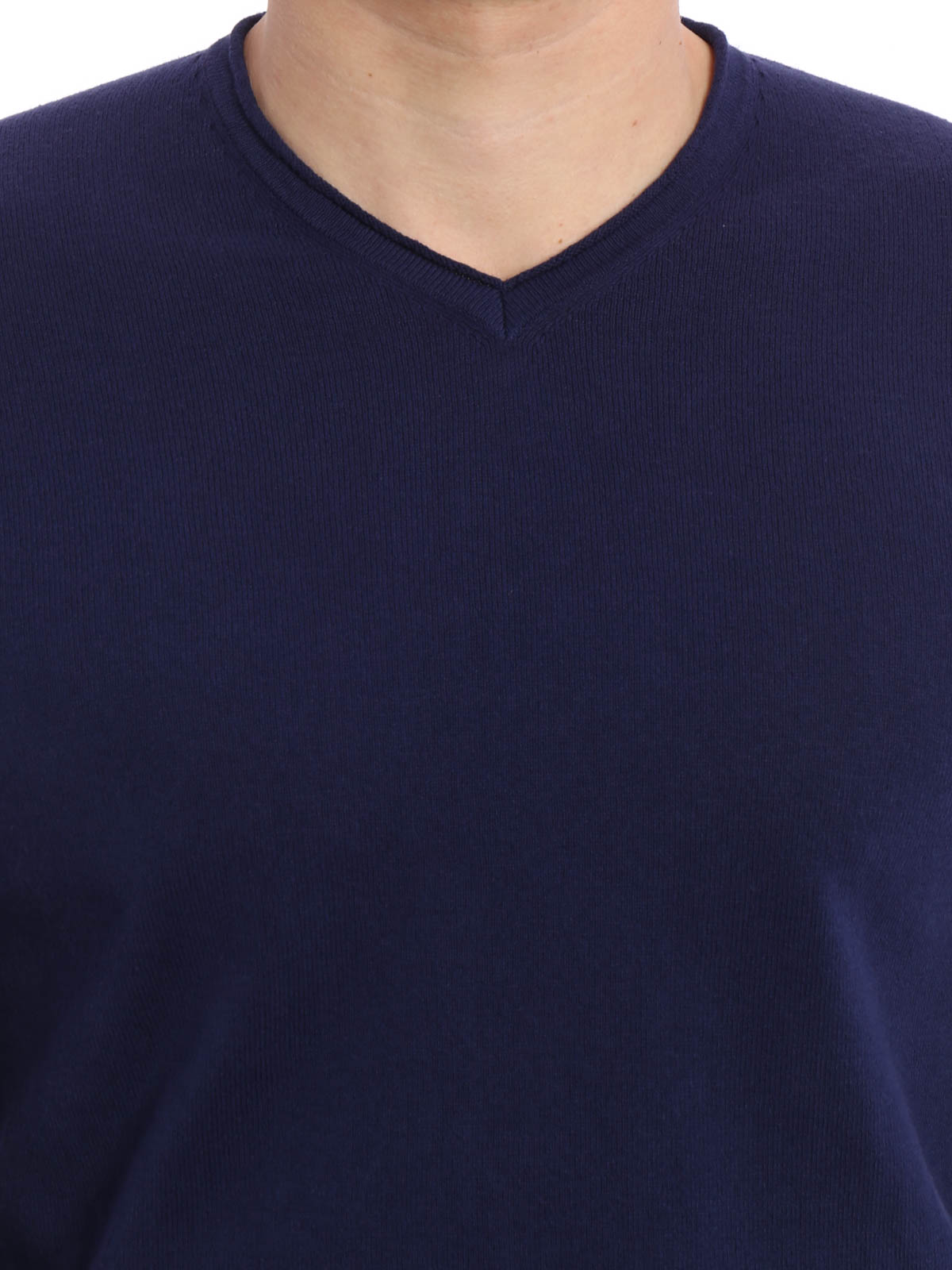 Stone Island V-neck sweater - Blue - Men | 6415503B9V0027