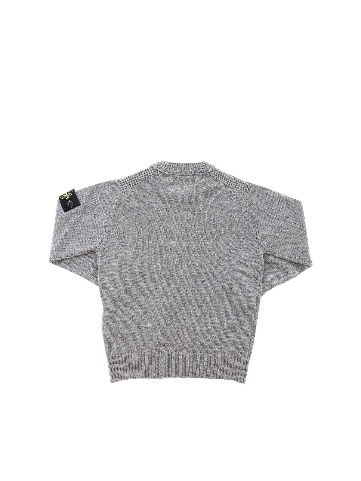 ニットウェア Stone Island Junior - ニット - グレー - 7316506A1V0M67