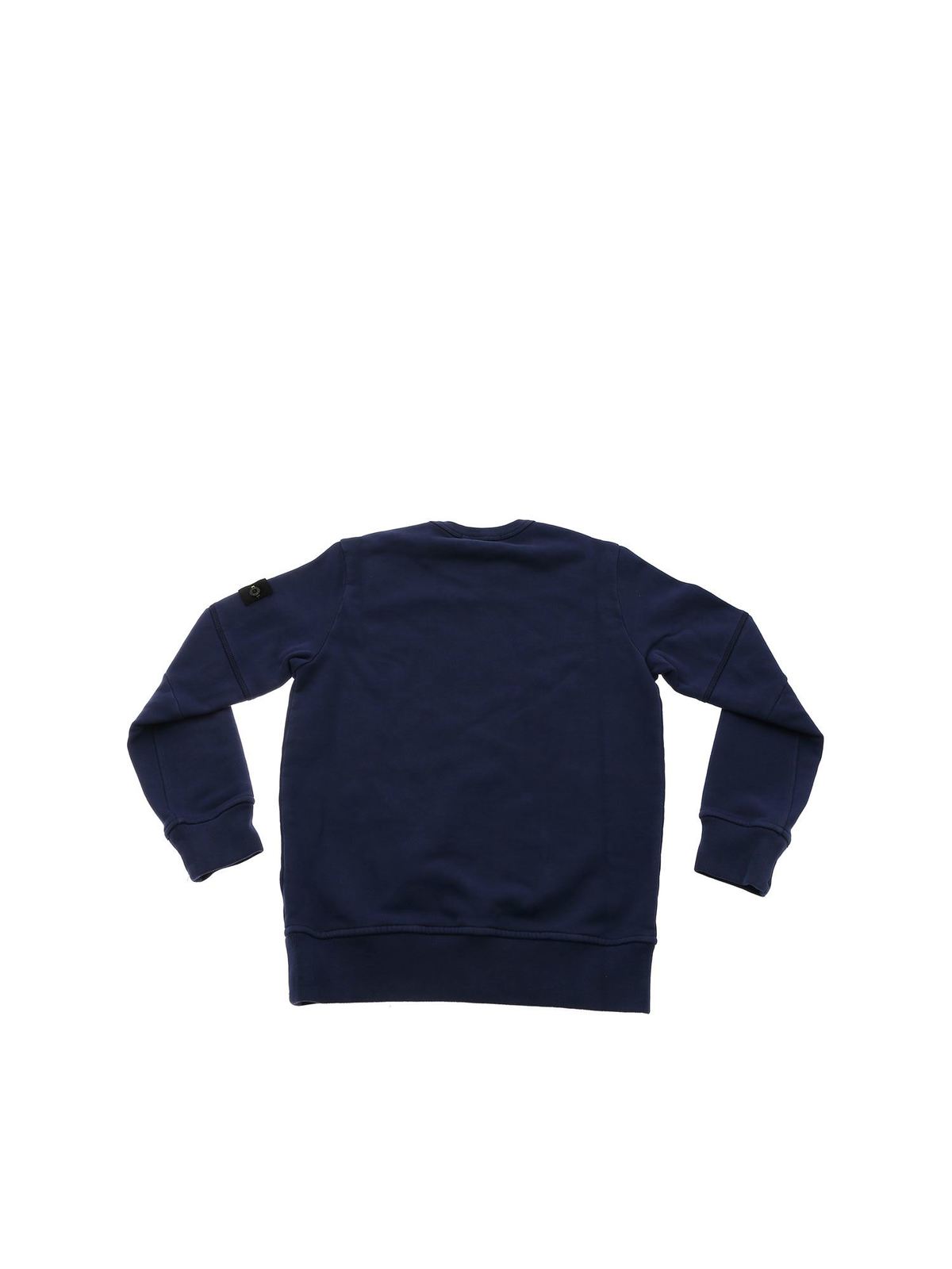 Stone Island Junior スウェットシャツ/セーター - ブルー|711660140V0026